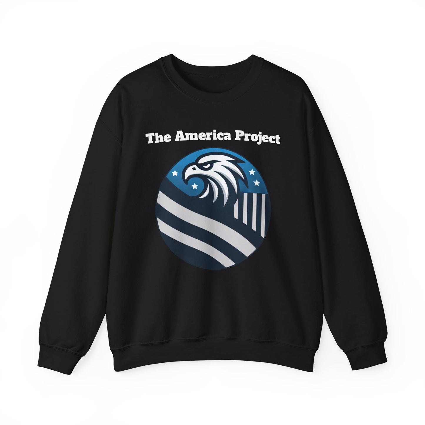 The America Project Unisex Heavy Blend Crewneck Sweatshirt, Comfortable Activism Apparel, Cozy Political Statement, Great for Gifting,