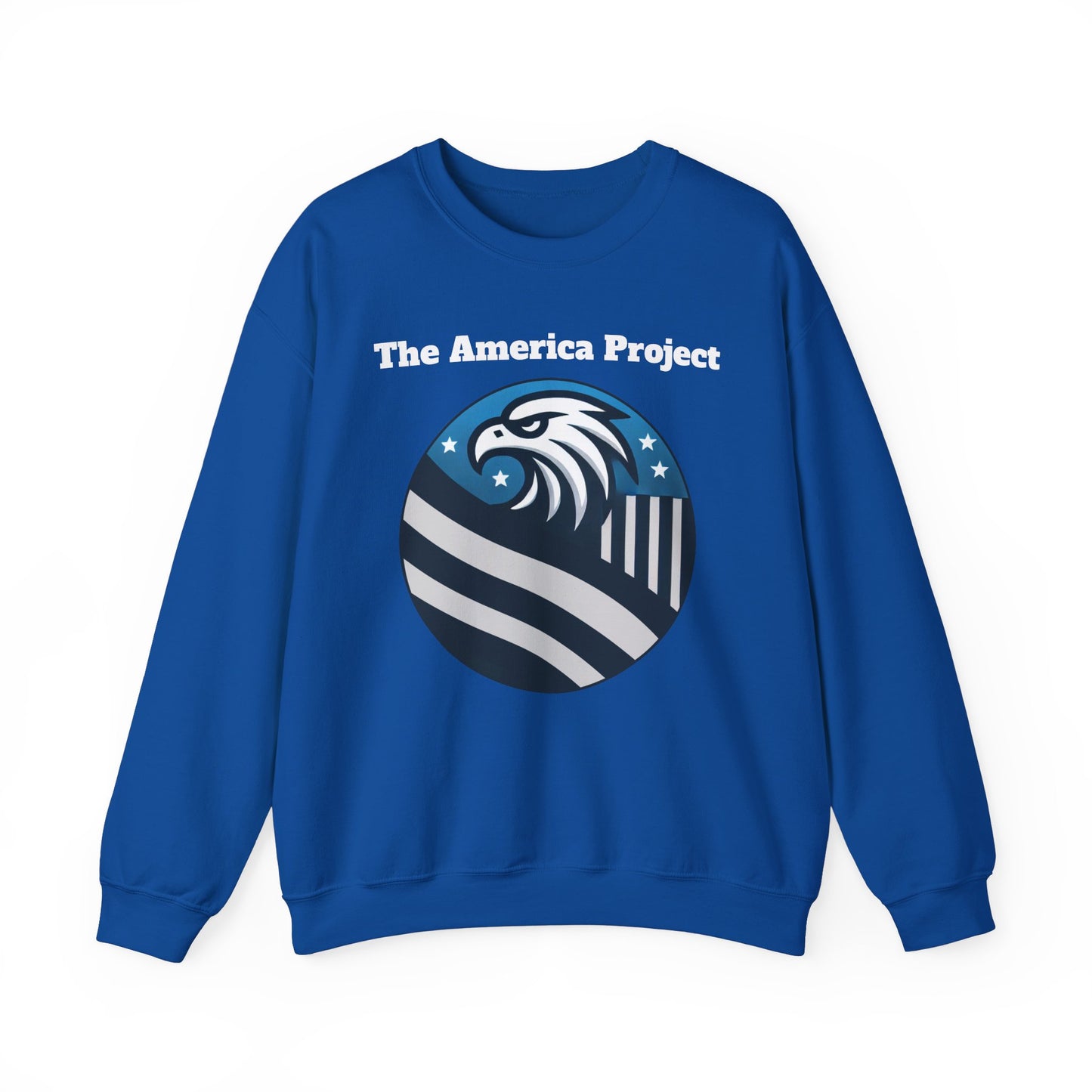 The America Project Unisex Heavy Blend Crewneck Sweatshirt, Comfortable Activism Apparel, Cozy Political Statement, Great for Gifting,