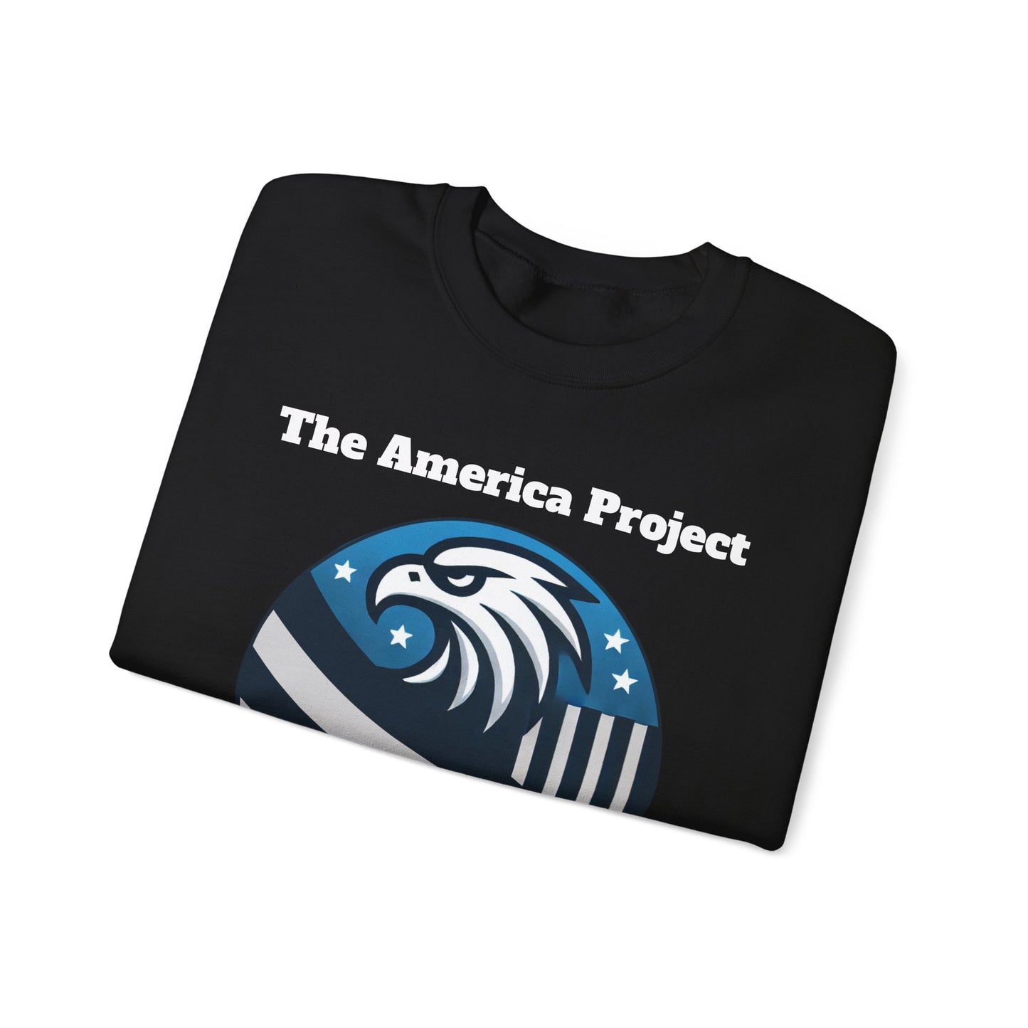The America Project Unisex Heavy Blend Crewneck Sweatshirt, Comfortable Activism Apparel, Cozy Political Statement, Great for Gifting,