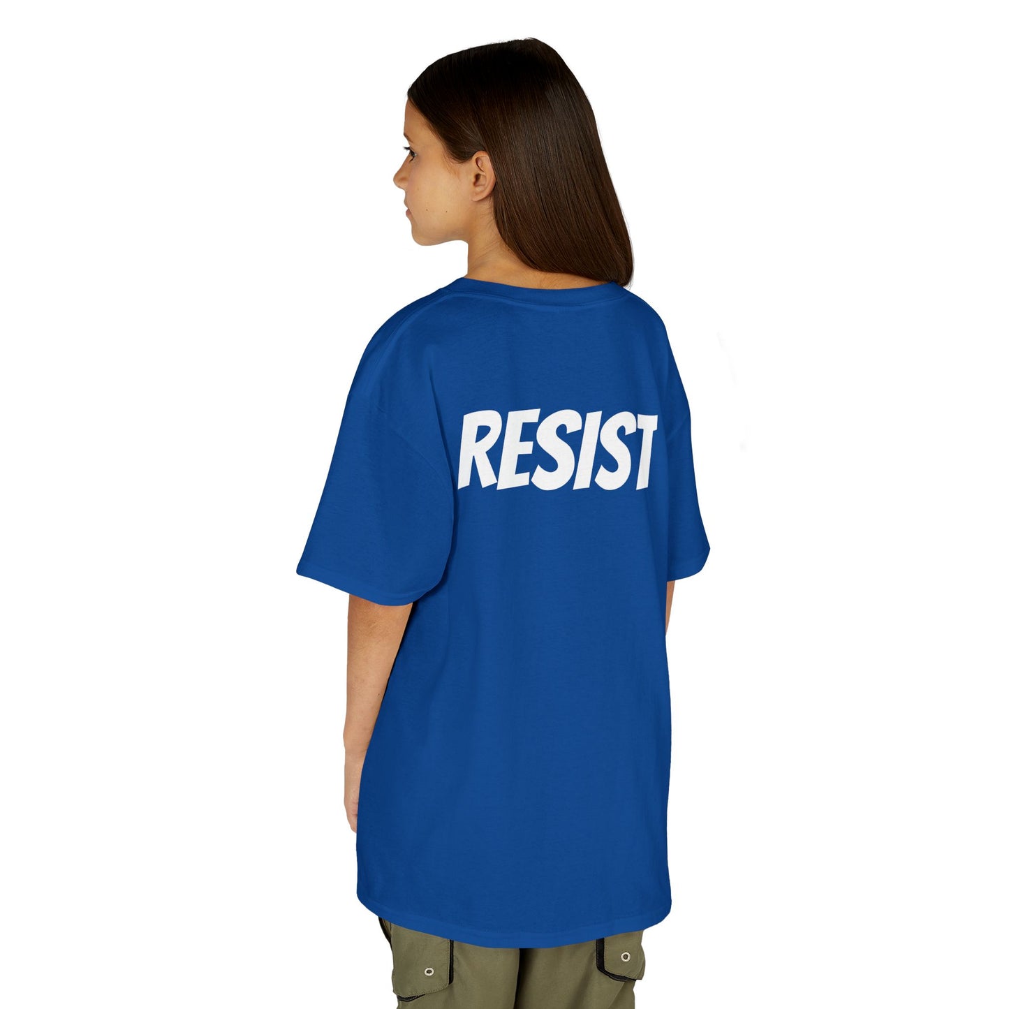 The America Project Kids Tee - Stylish & Empowering Cotton T-Shirt with 'RESIST' Graphic