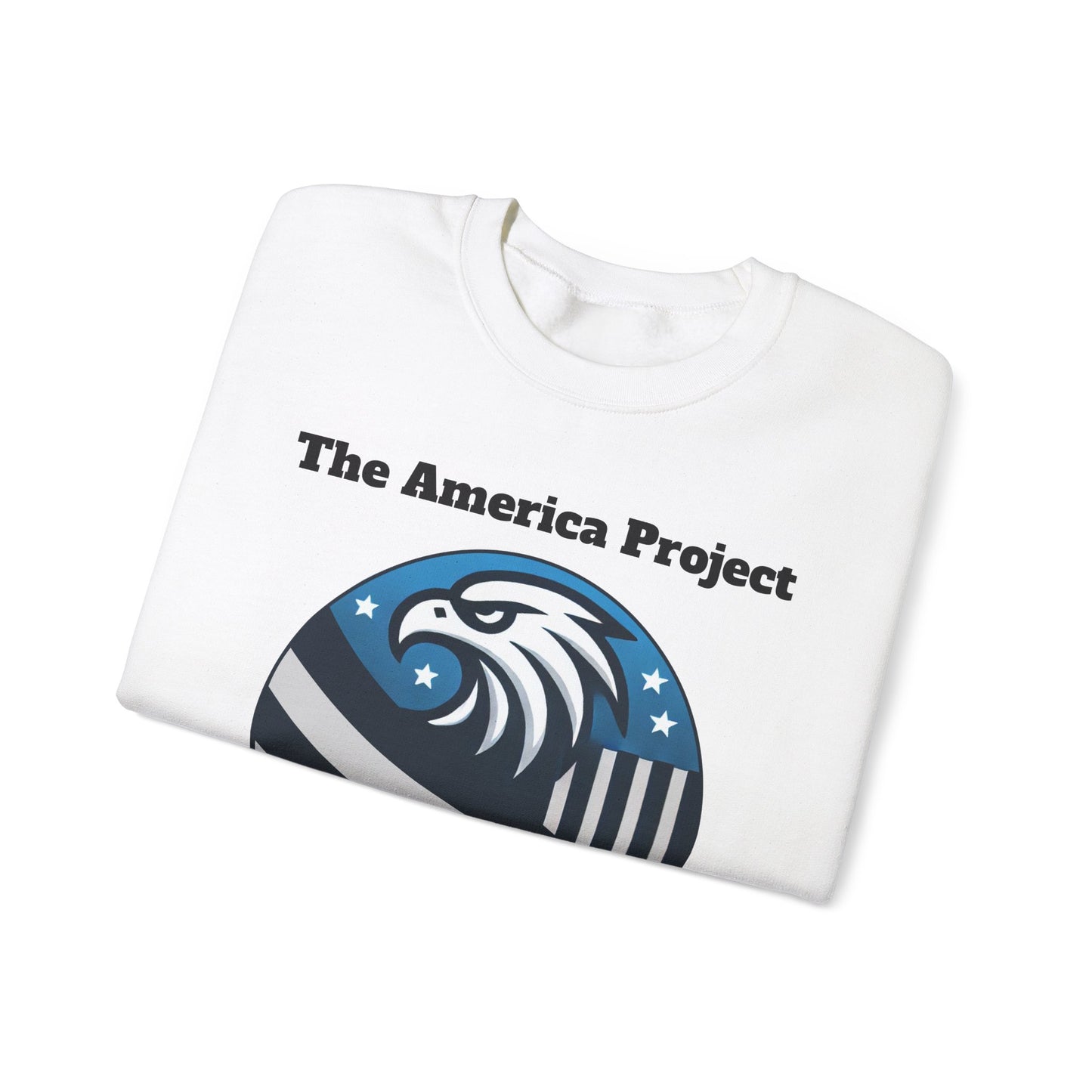 The America Project Unisex Heavy Blend Crewneck Sweatshirt, Comfortable Activism Apparel, Cozy Political Statement, Great for Gifting,