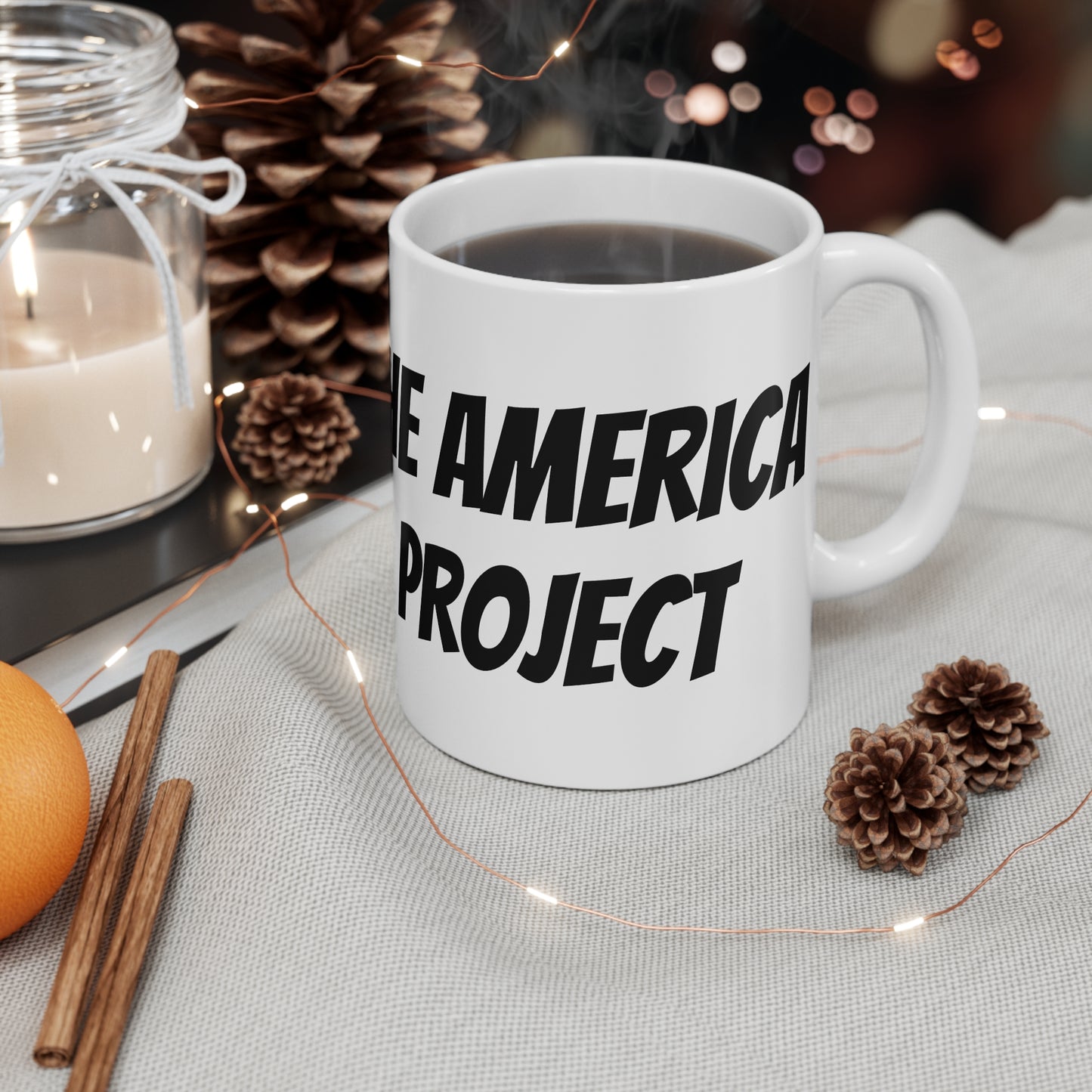 Patriotic 11oz Mug - The American Project, Gifts for Veterans, Home Decor, Coffee Lover Mug, Independence Day, Americana