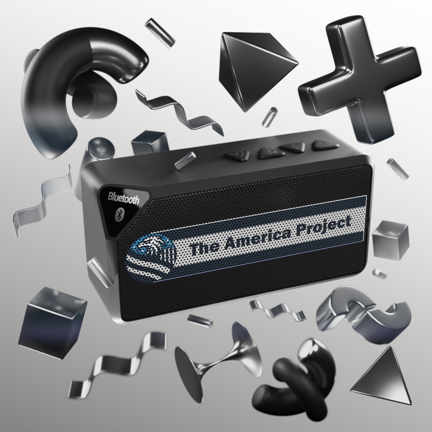Portable Bluetooth Speaker - Compact Speaker, show your support for the America Project!