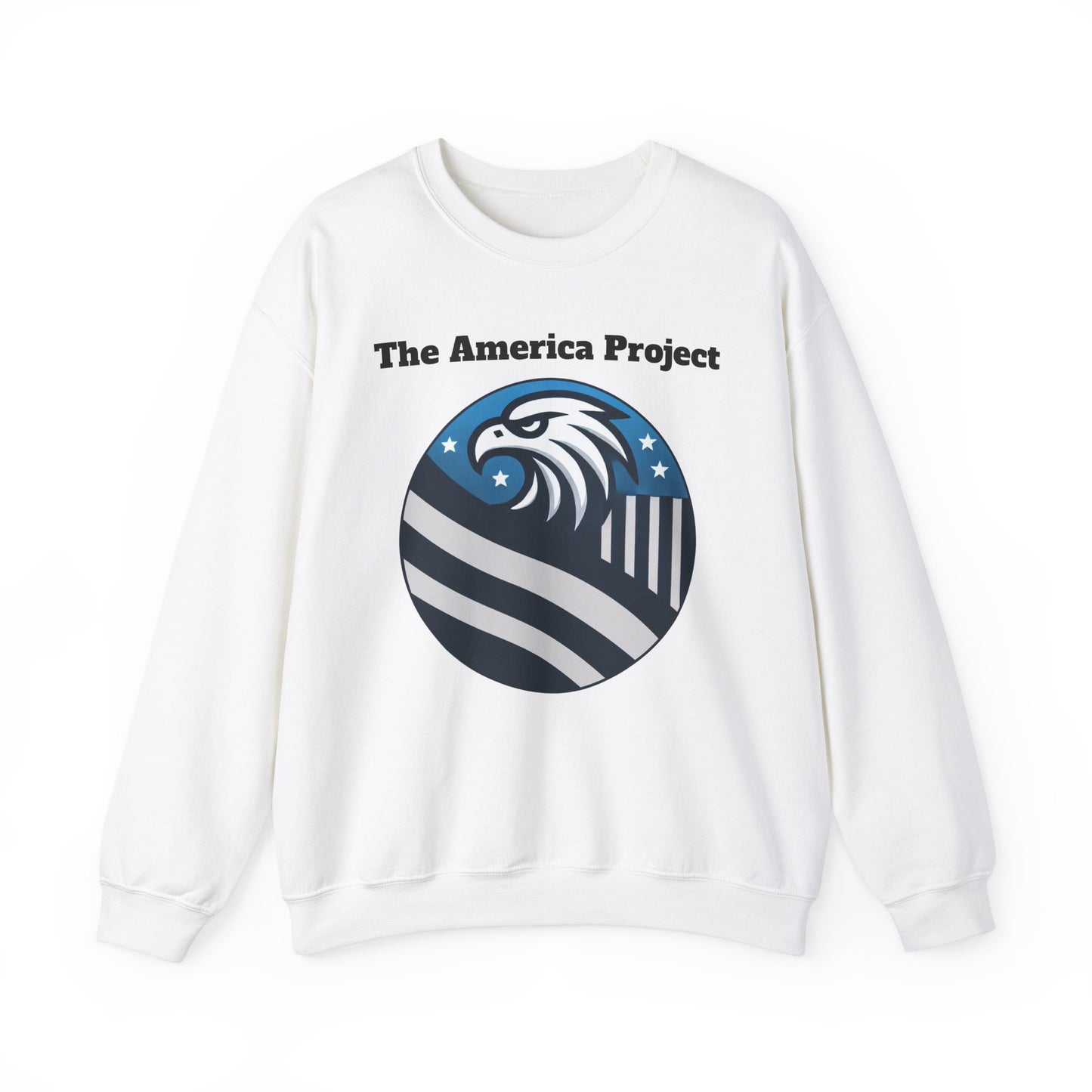 The America Project Unisex Heavy Blend Crewneck Sweatshirt, Comfortable Activism Apparel, Cozy Political Statement, Great for Gifting,