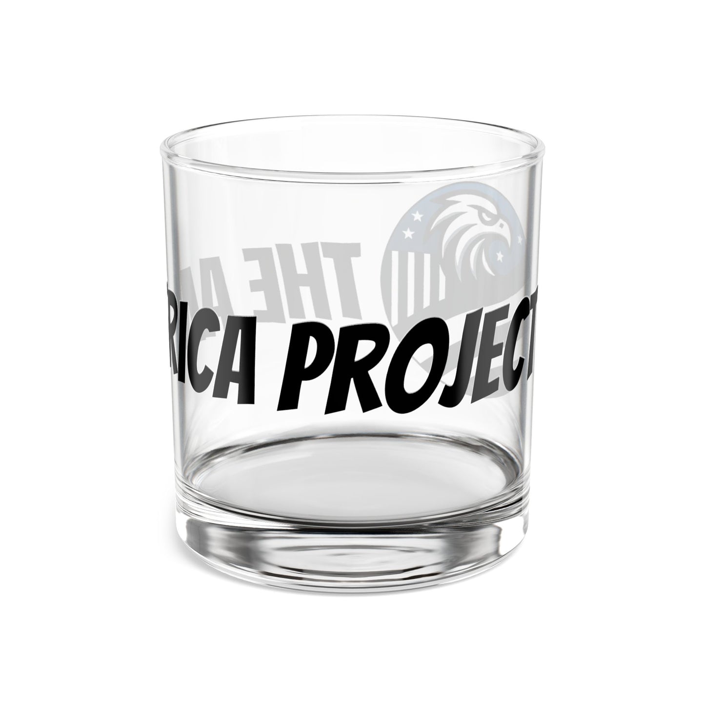 Patriotic Rocks Glass Set, 10oz Whiskey Tumblers, The America Project Design, Perfect for 4th of July, Home Bar Decor, Gift Idea